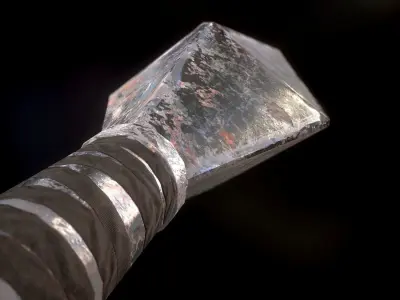 kunai ninja weapon Low-poly 3D model purchase