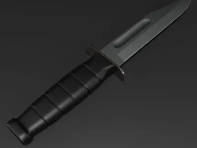 Fighting Utility Knife 3D model