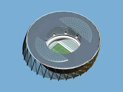 Grand Stadium 3D model 3