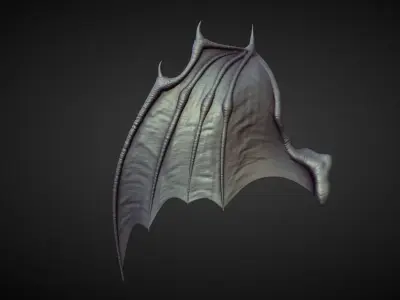 WING29 high poly sculpt 3D model