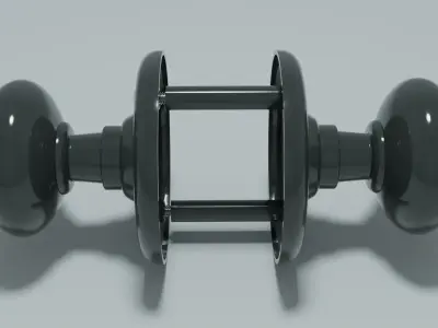 Standard door knob Free 3D model