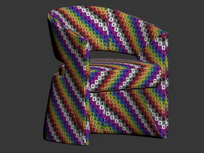 Fortune Dining Chair Tecninovainteriors 3D model