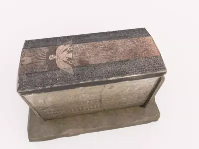 Egyptic Sarcophagus 3D model purchase