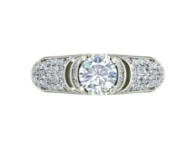 Wedding Ring  3D print model 108
