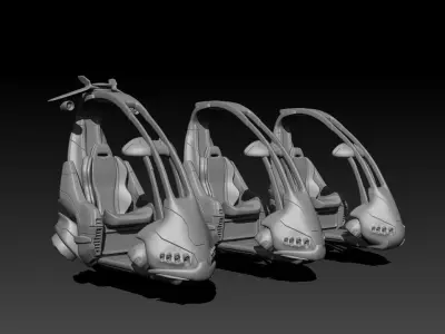 air bike 3D print model
