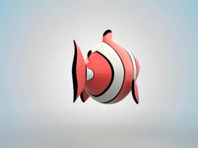 ClownFish 3D model