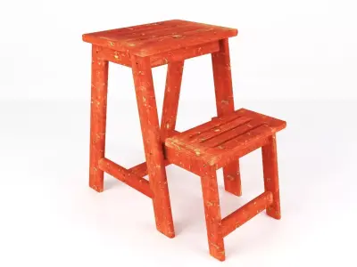 stool 3D model buy