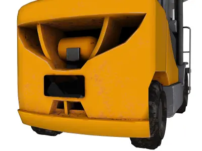 ForkLift truck with boxes 3D model