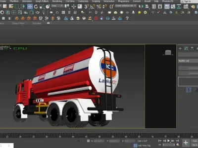 Fuel Truck 3d model 3D model