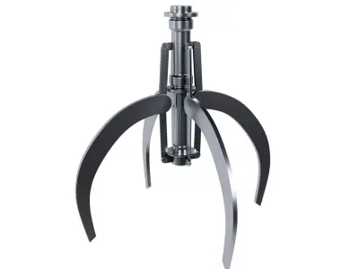 Metal Claw 22 with RIG 3D model