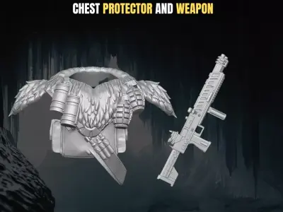 Snow Kit for action figures 3D print model