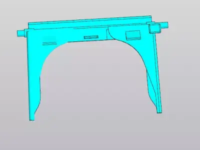 Vacuum Cleaner Frame Stand - Replacement Part 3D model