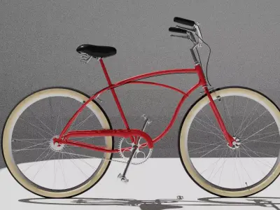 1970s Bicycle 3D model