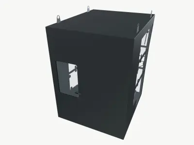 Crane Cabin 3D model