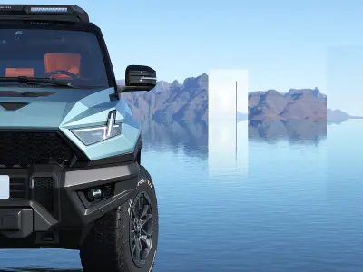2025 DongFeng MHERO 917 with interior 3D model