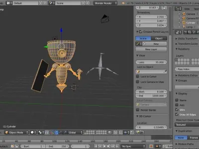 Worker robot Low-poly 3D model purchase