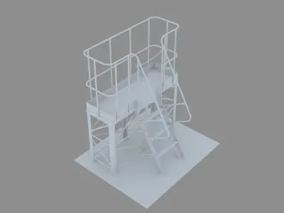 The technological platform mk 1 3D model