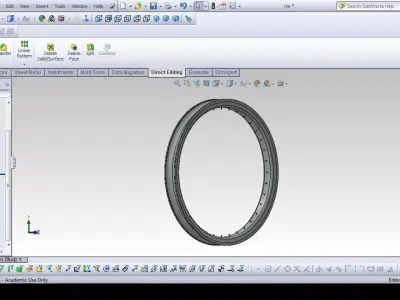 26 mountain bike wheel Free 3D model