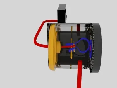  Pitot Tube System Low-poly 3D model