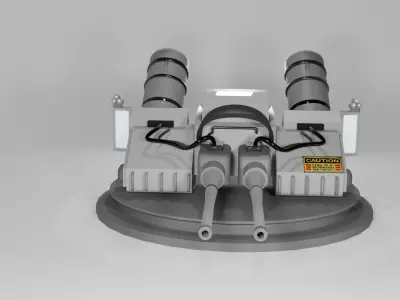 MACHINE GUN  3D model buy