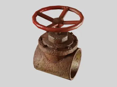 Modular Industrial Pipes Low-poly 3D model purchase