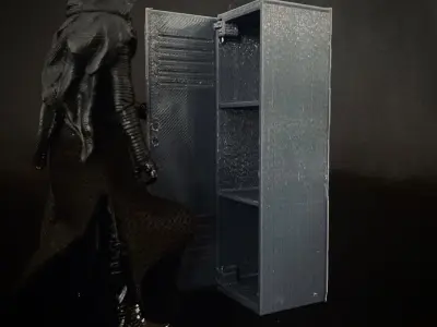 Custom Openable Locker 3D print model