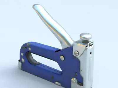 Stapler Low Poly Low-poly 3D model