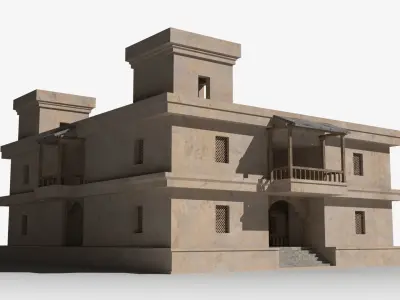 Arab x27 Low-poly 3D model
