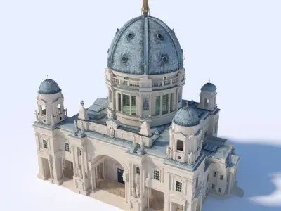 Berlin Cathedral 3D model purchase