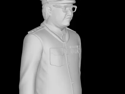 ARMY GENERAL - ARMY MAJOR- ARMY COMMANDER - COMMANDER - POLIC... 3D model