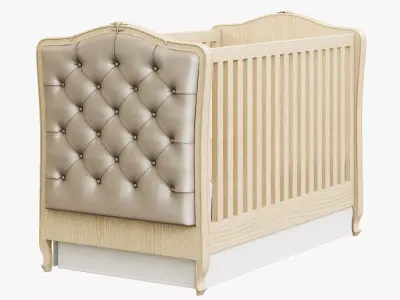 Restoration Hardware Colette Tufted Crib 3D model