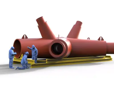 Cargo Knot with figures STL 3D data  3D print model