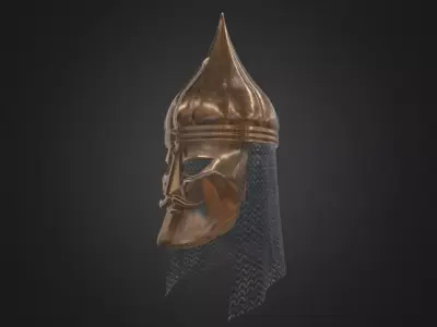 Helmet Mask Free 3D model