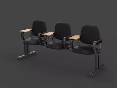  Longarina chair 3D model