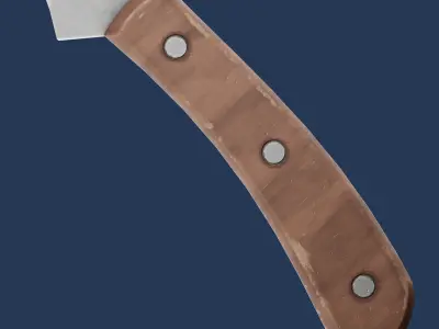 Machete Free low-poly 3D model get