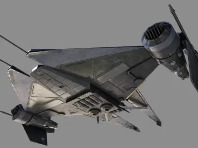 Space Fighter 3D model purchase