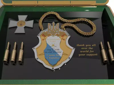 reward Ukraine 3D model