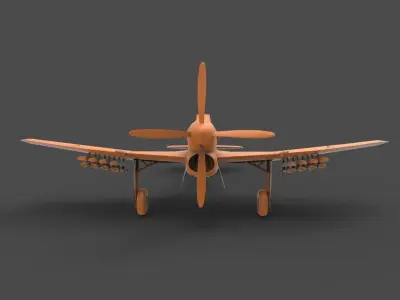 F6F Hellcat 3D print model