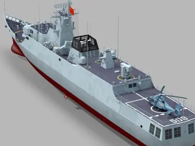 Chinese Navy Type 056 Corvette 3D model purchase