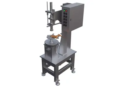 Spin welding machine 3D model