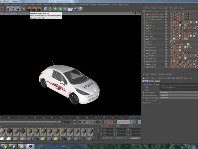 Police French Car Free 3D model