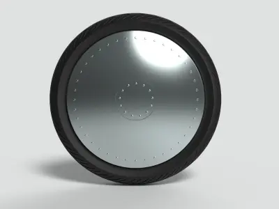Car wheel 3 3D model
