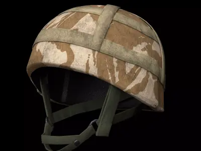 British Armed Forces - MK6 MK6A Combat Helmet Low-poly 3D model
