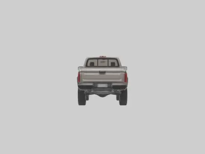 Modern Classic Pickup Truck model 3D model