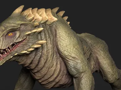Lizard Low-poly 3D model purchase