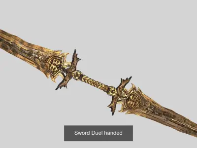 Big Sword collection 1 3D Model Pack