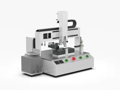 Semi Automatic Vision Glue Dispenser 3D model