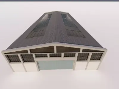 Warehouse-Warehouse Building 3D model 3