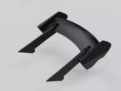 spoiler wing auto garage tuning  3D model
