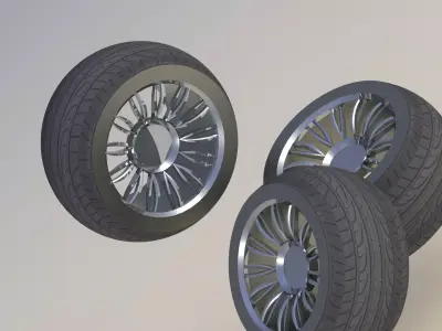 Sports Rim Concept Design No2 Free 3D model